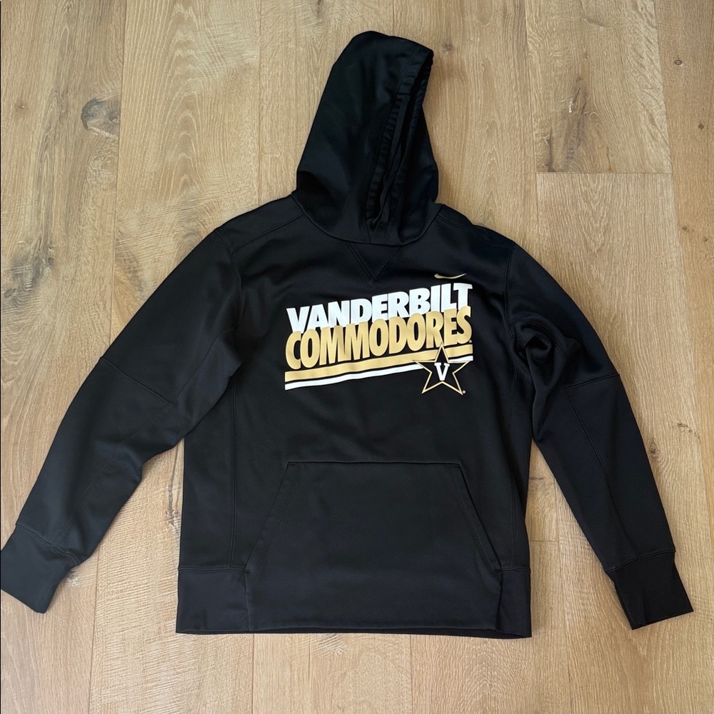 Vanderbilt Commodores Black & Gold Pullover Hoodie